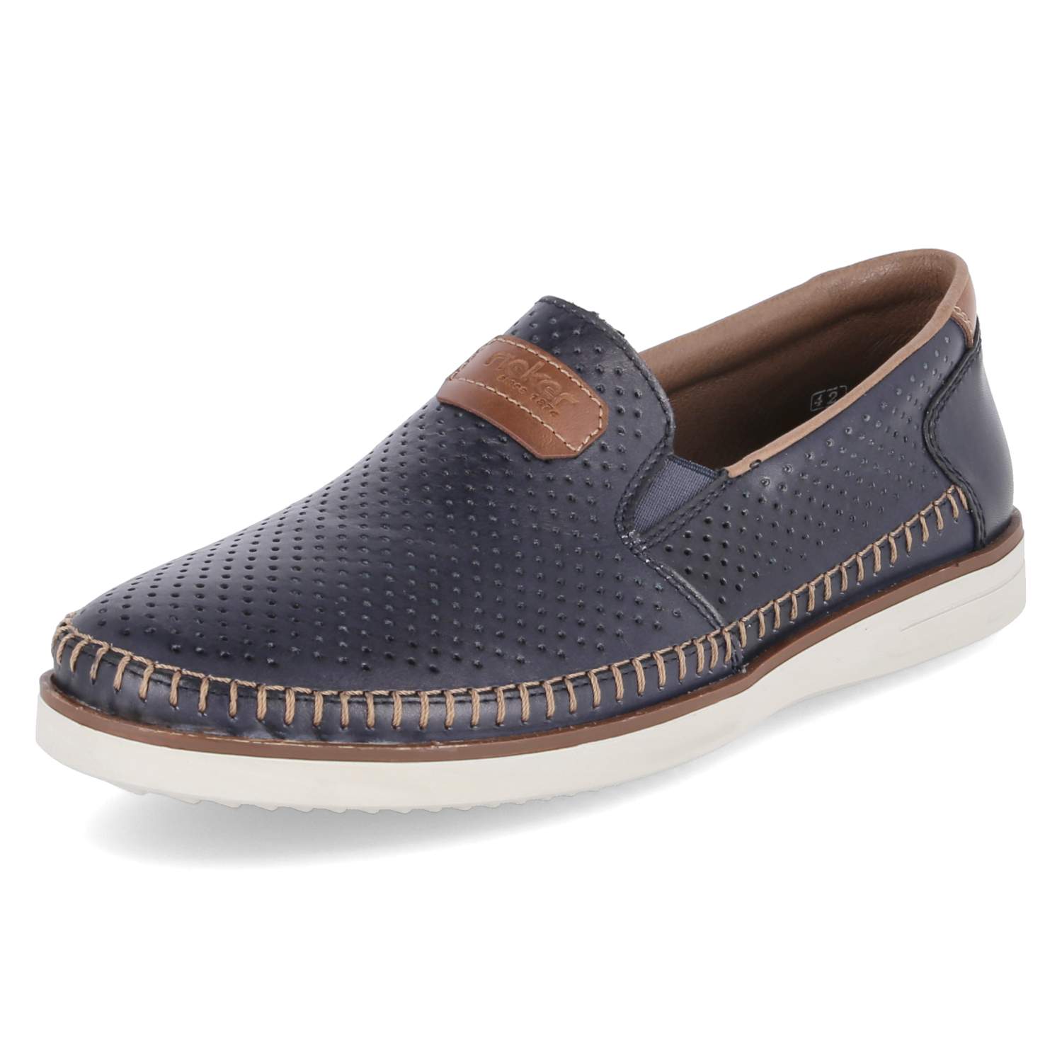 Rieker Slipper - navy/amaretto