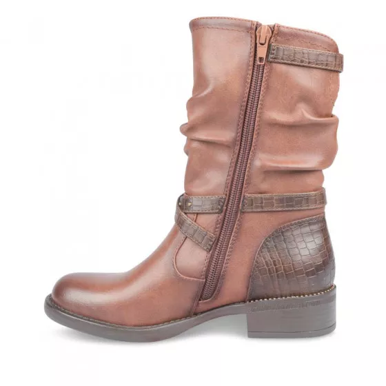 Bottes COGNAC LOVELY SKULL