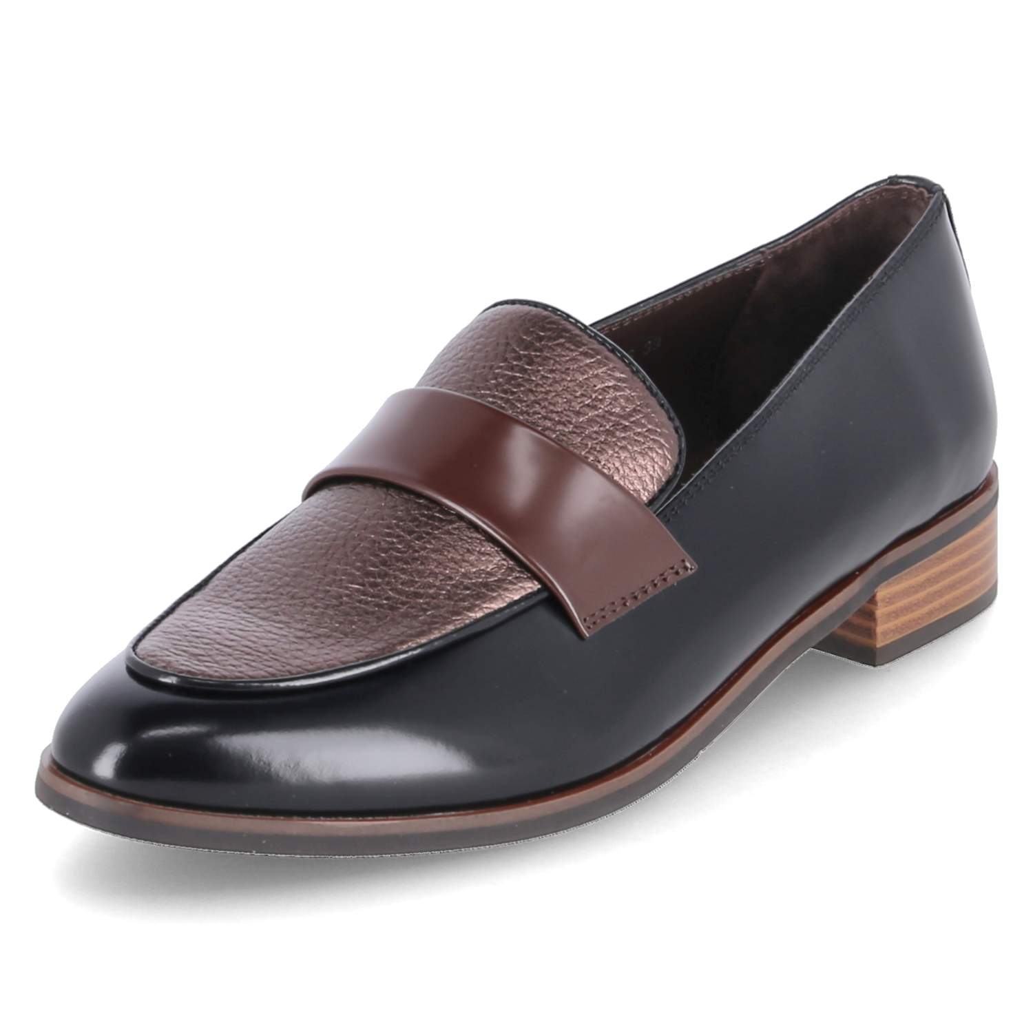 Kaerlek Loafer - black/dk brn/cacao/black