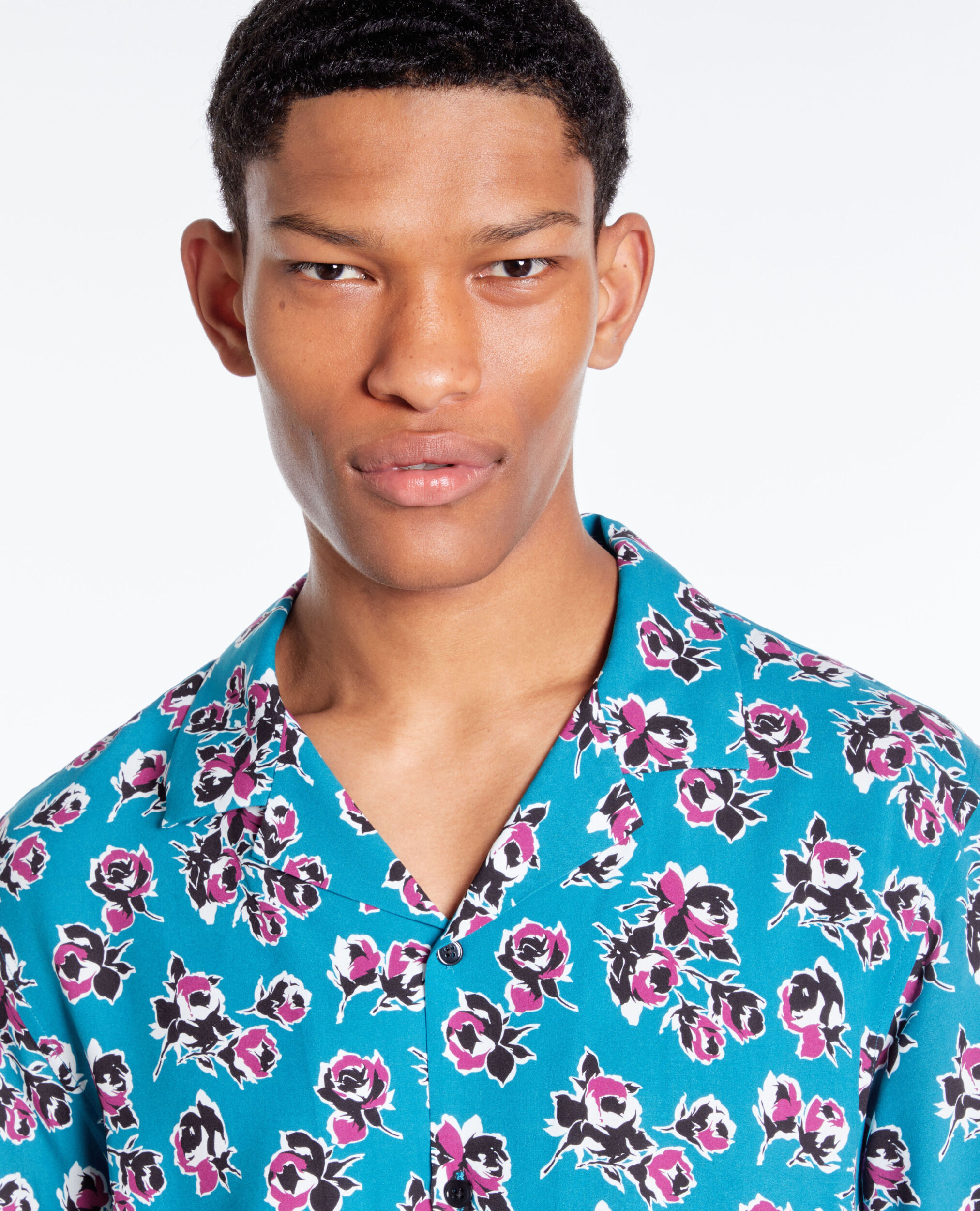 Chemise imprimée manches courtes