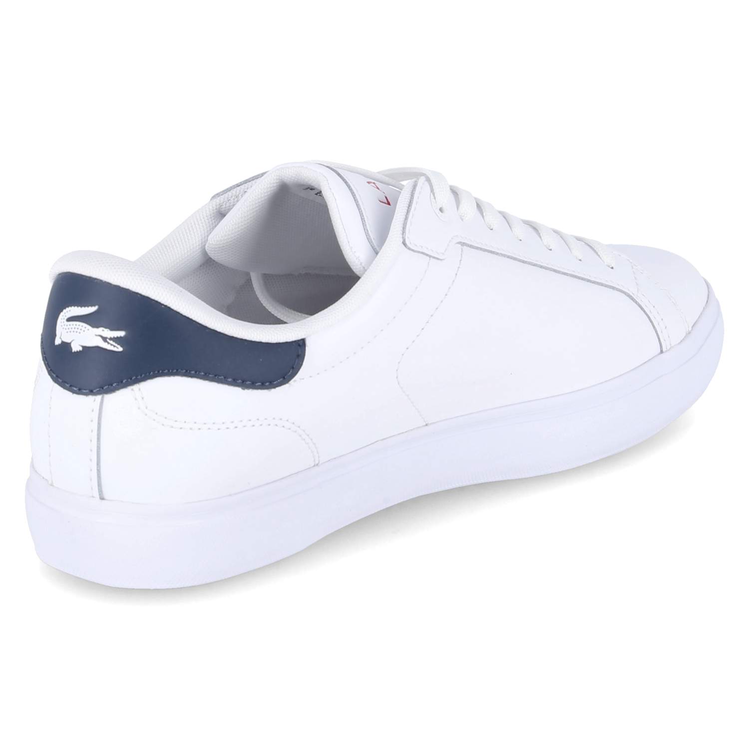 Lacoste Low Sneaker POWERCOURT - wht/nvy/red