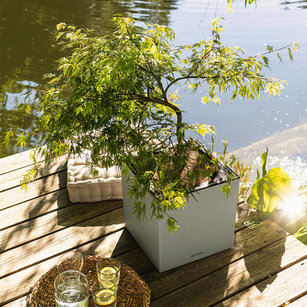Jardinière canto stone 40 led low all-in-one 40x40 cm