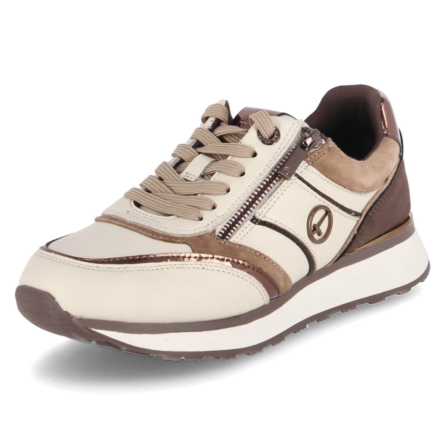 Tamaris Low Sneaker - chocolate comb