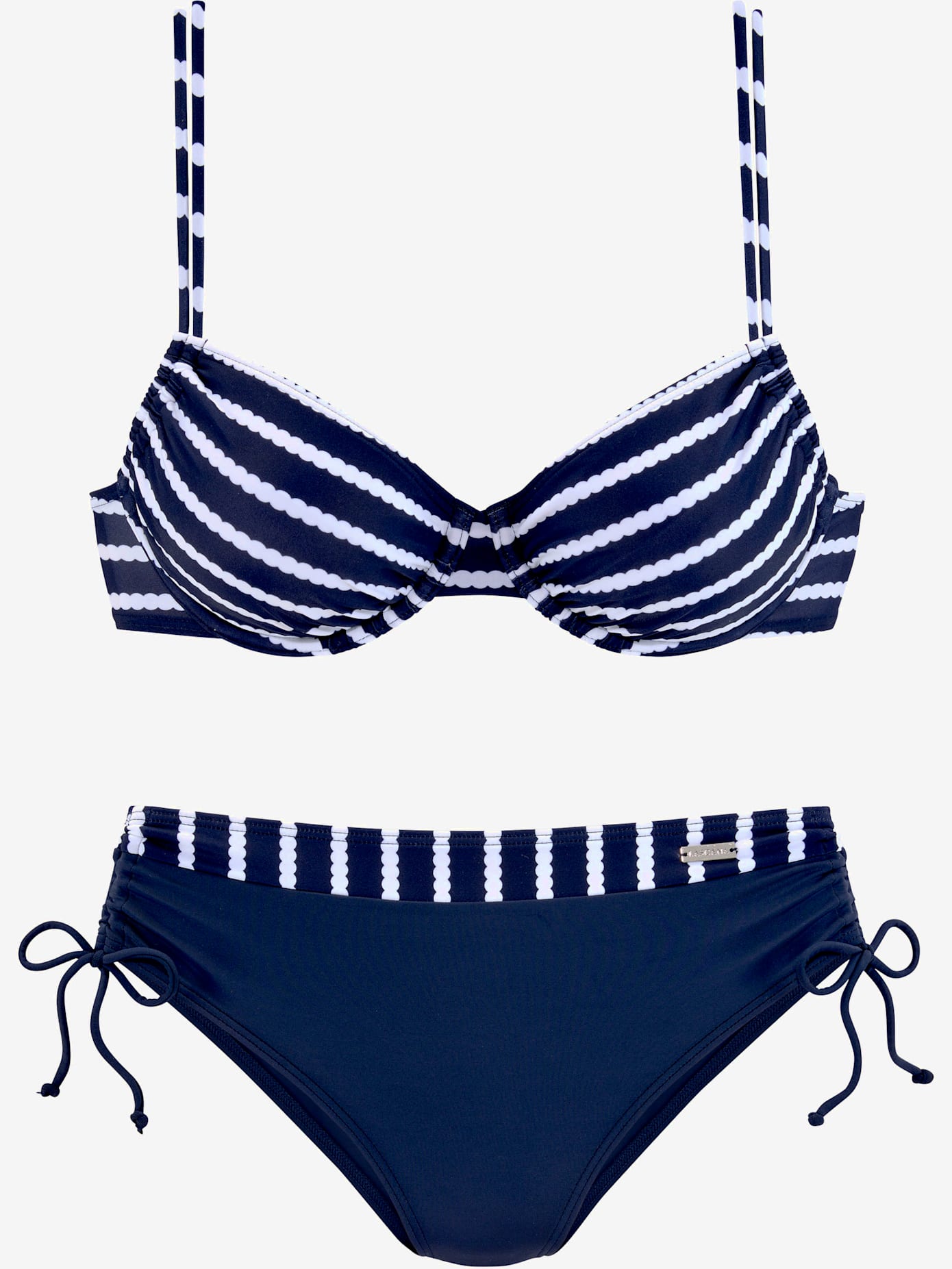 Maillot de bain à armatures rayures tendance