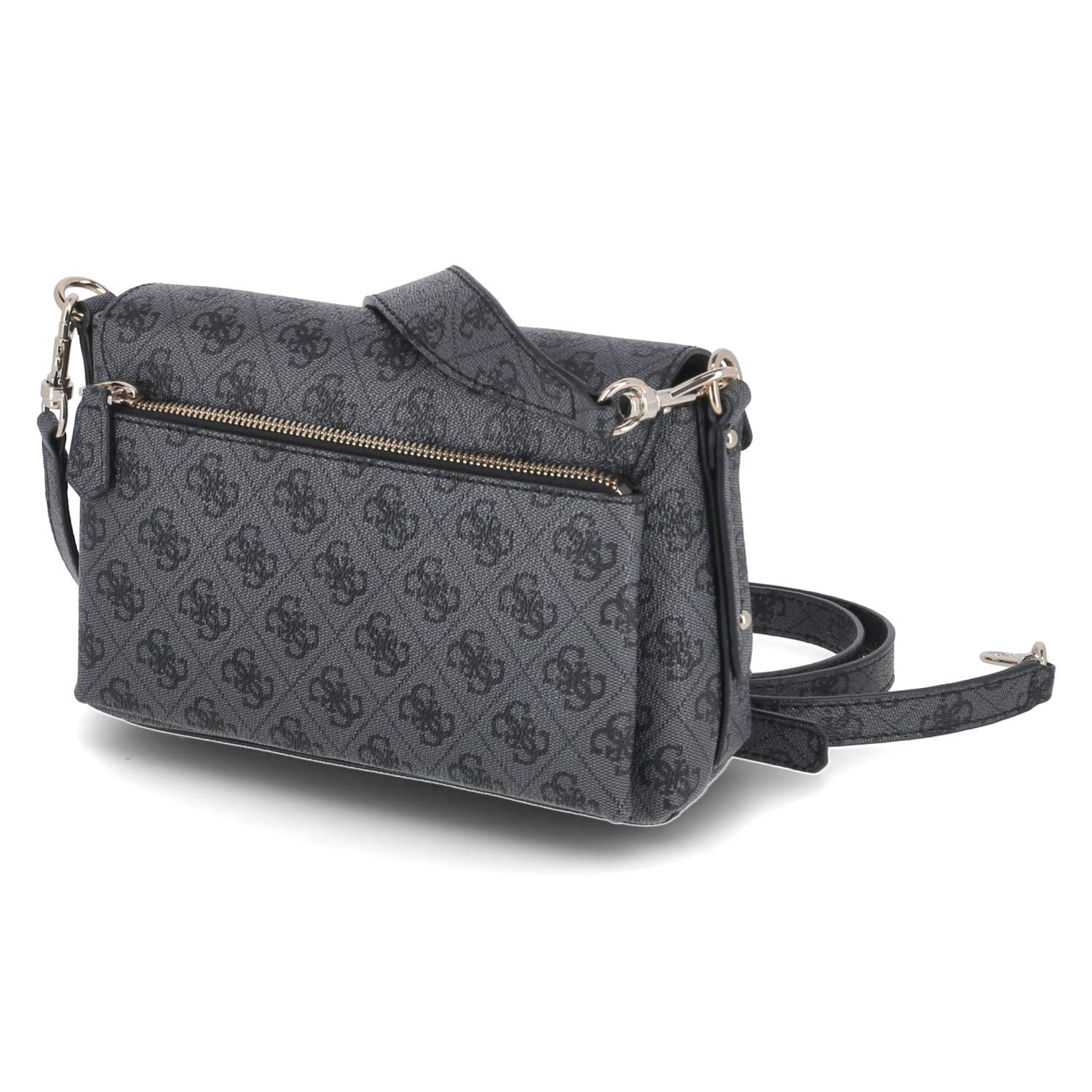 Guess Schultertasche ECO BRENTON - coal logo