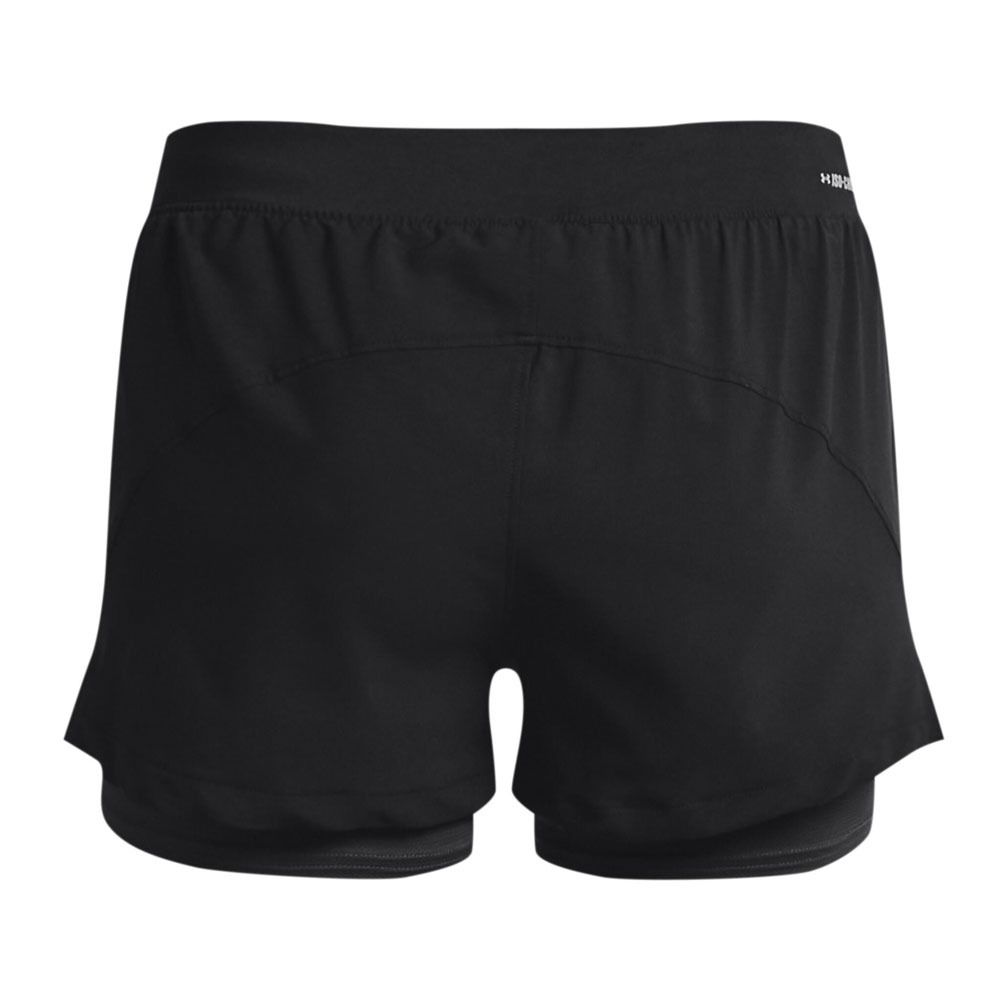 Under Armour ISO-CHILL RUN 2N1 - Short Femme noir