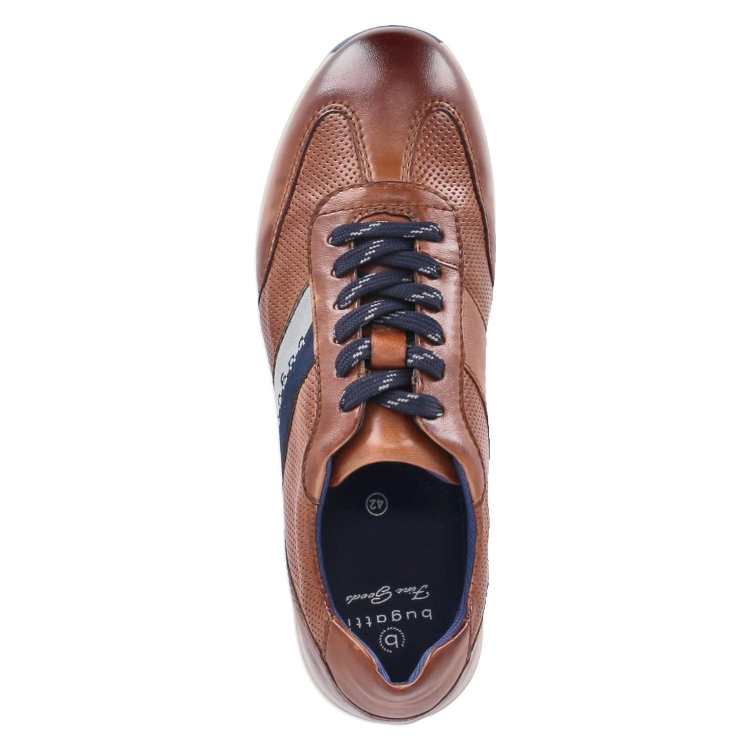 Bugatti Low Sneaker - cognac