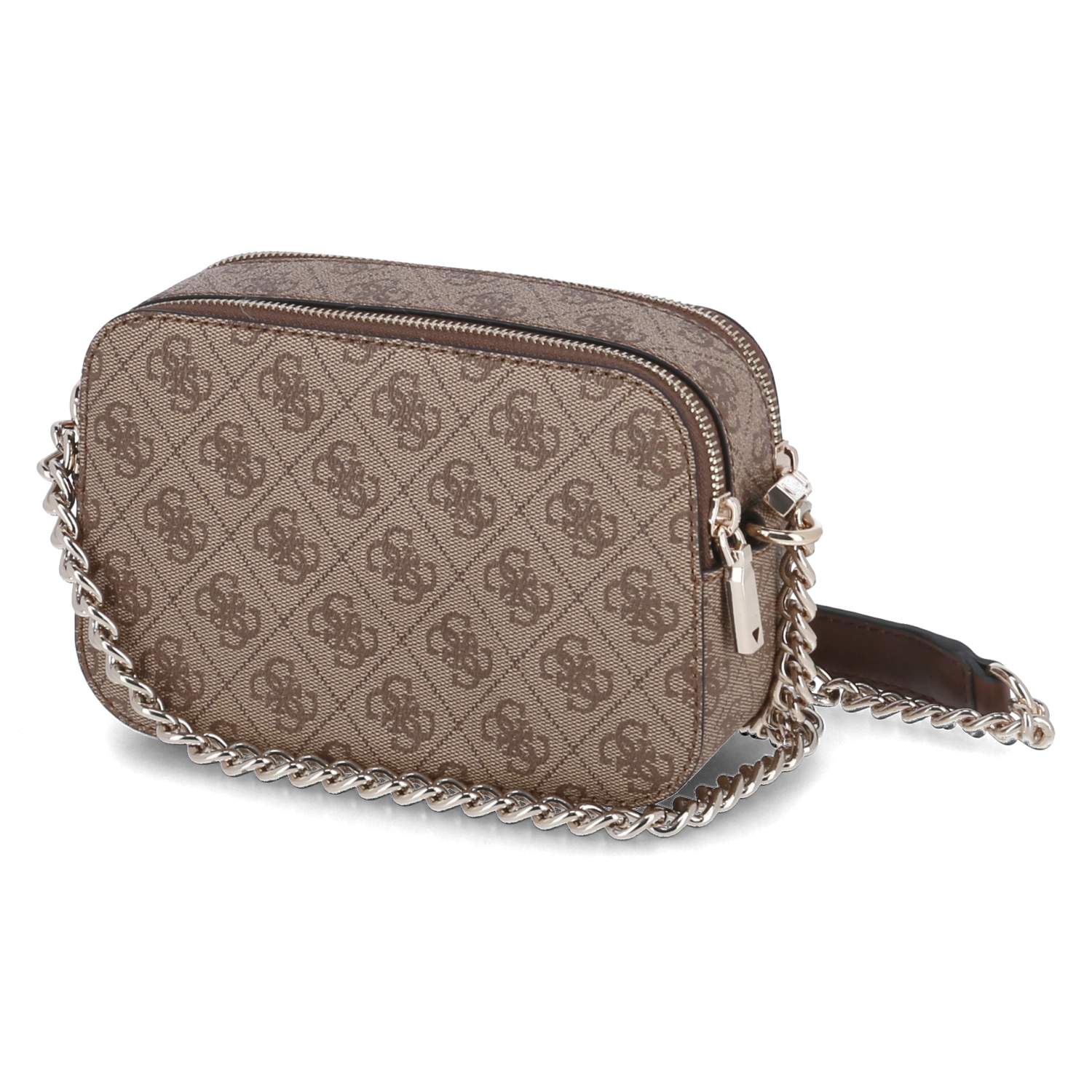Guess Camera Bag IZZY - latte logo/ brown