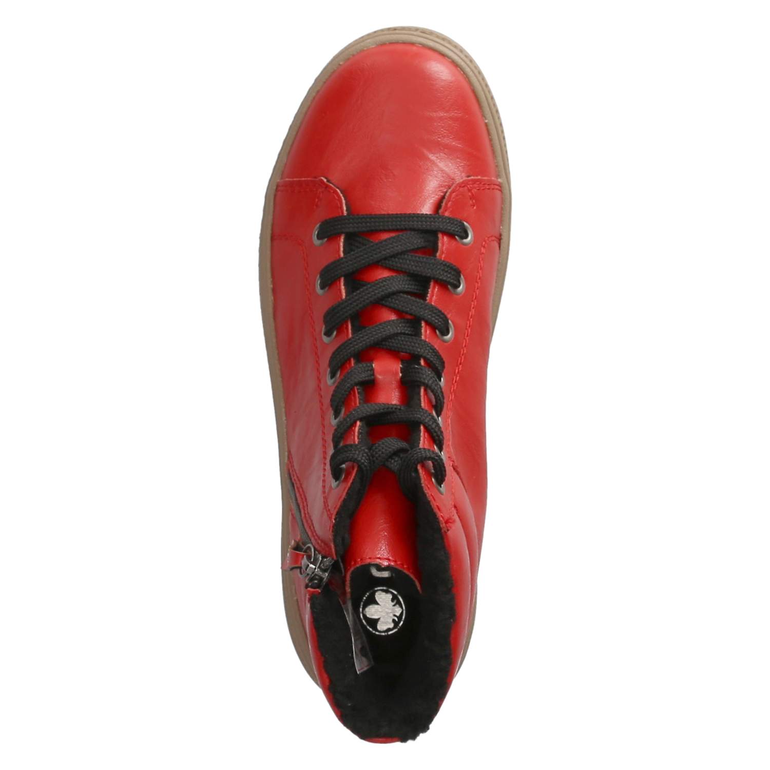 Rieker Schnürstiefeletten - red