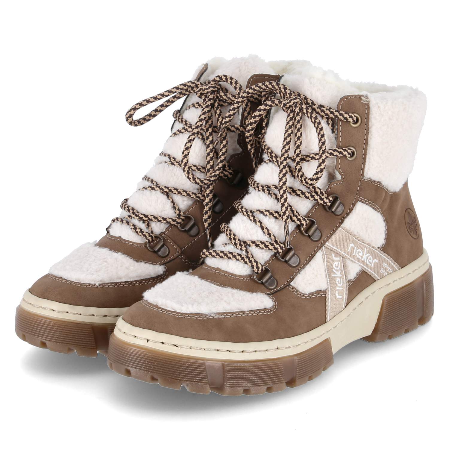 Rieker Winterstiefeletten - beige kombi