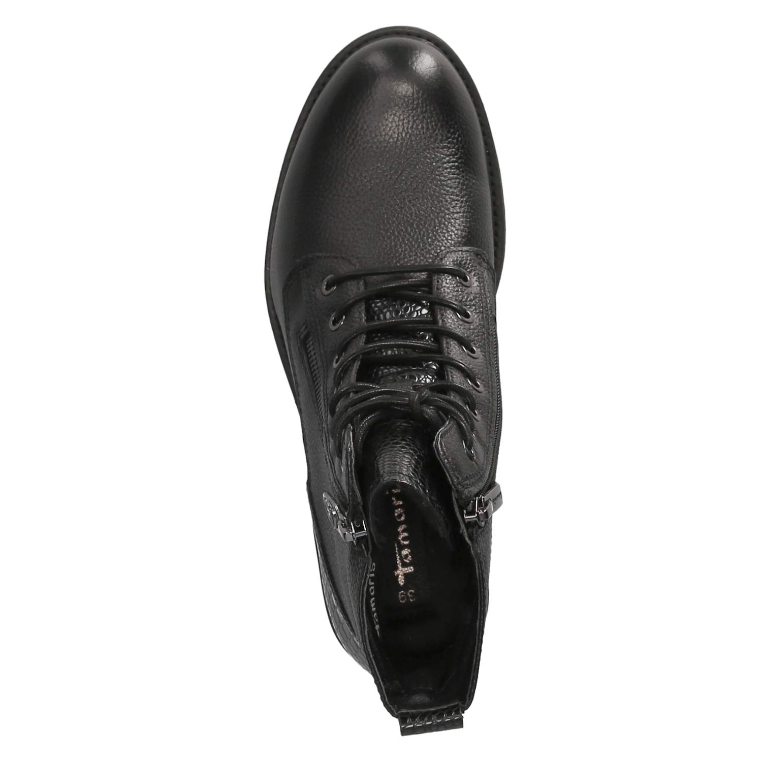 Tamaris Schnürstiefeletten - black