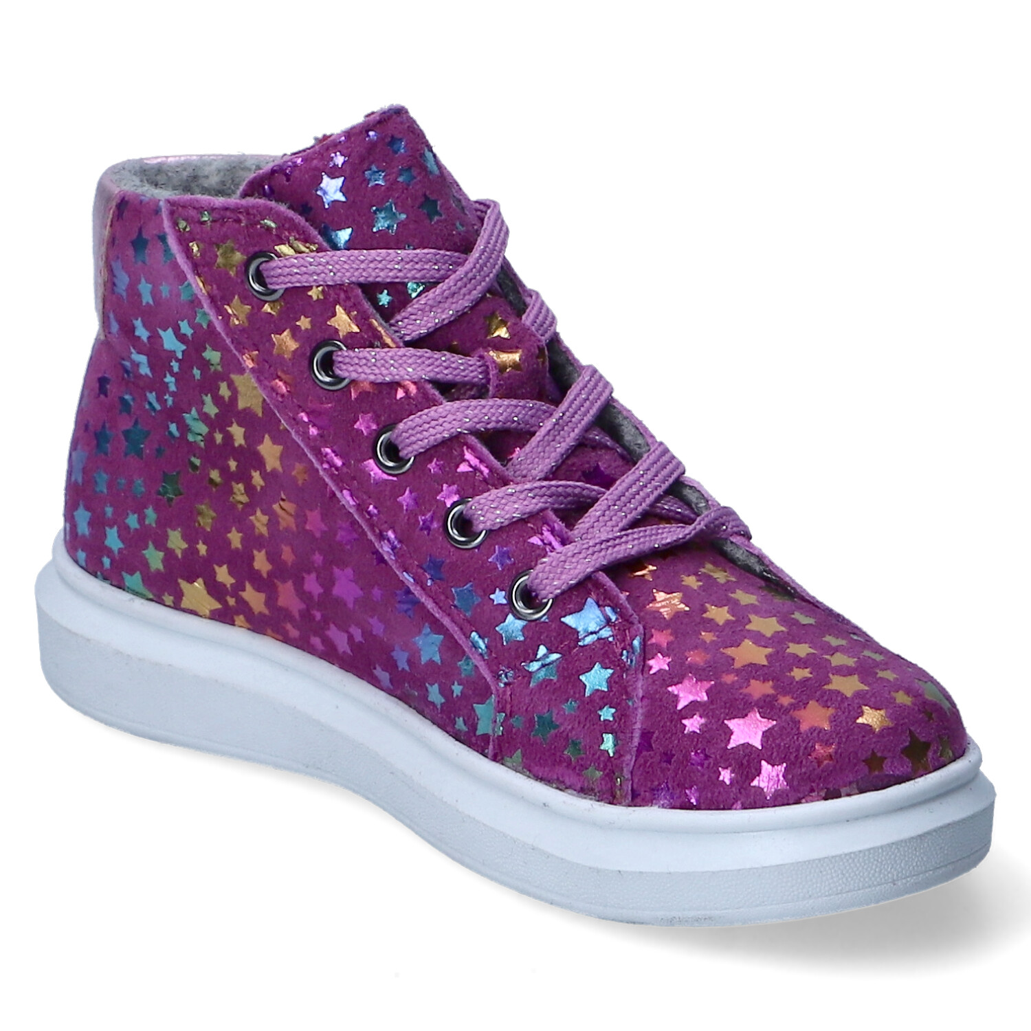 Richter Schnürstiefeletten - magenta/candy