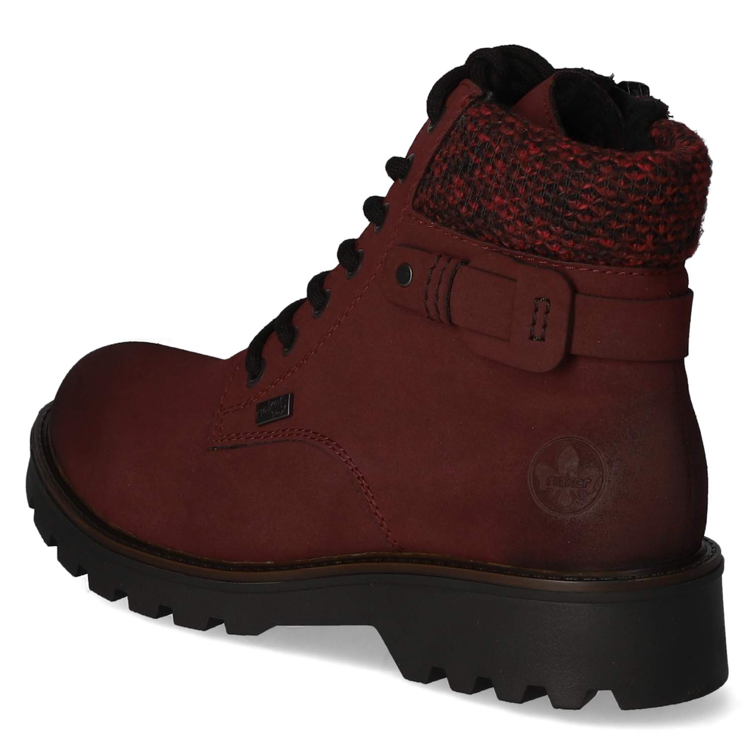 Rieker Schnürstiefeletten - rot