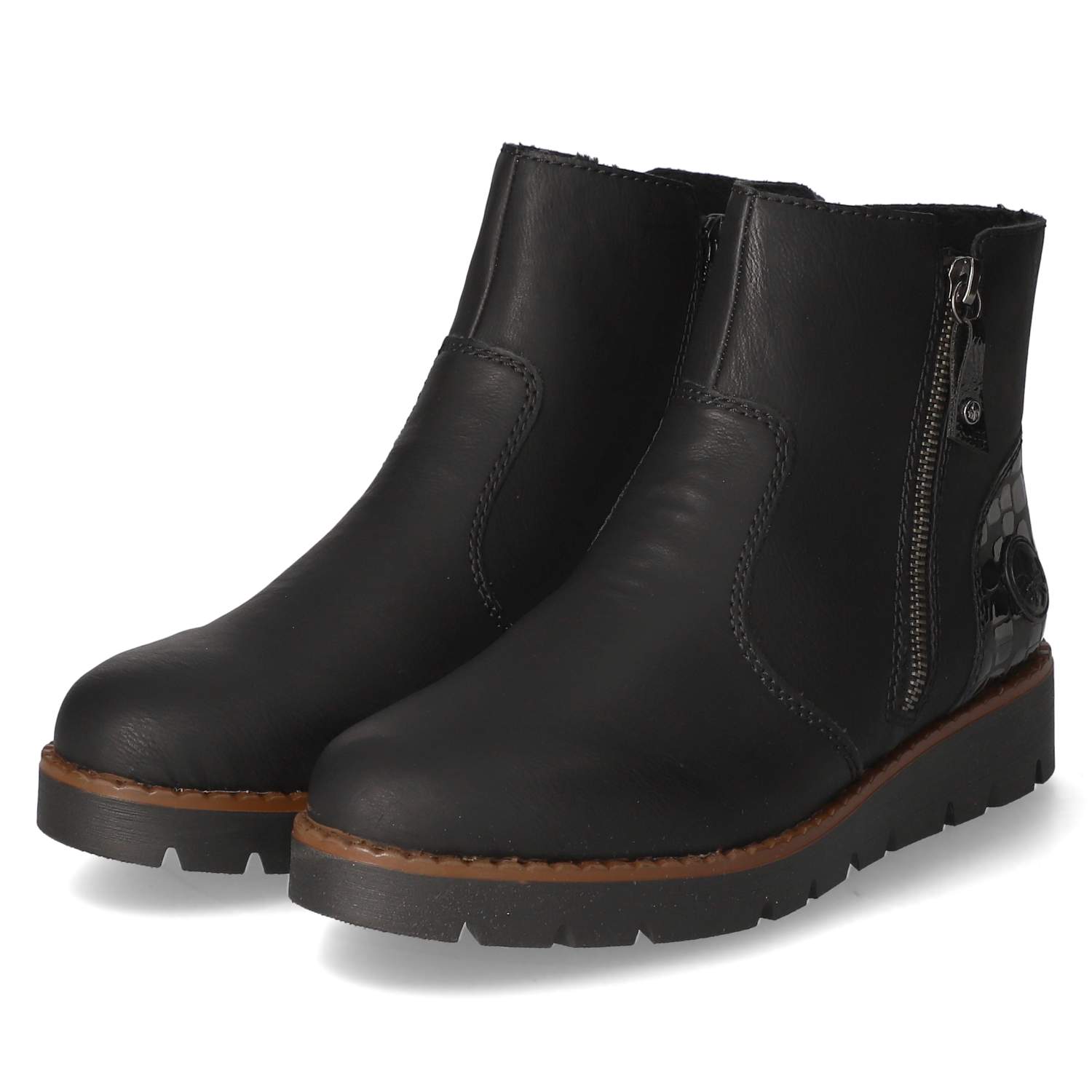 Rieker Stiefeletten - schwarz
