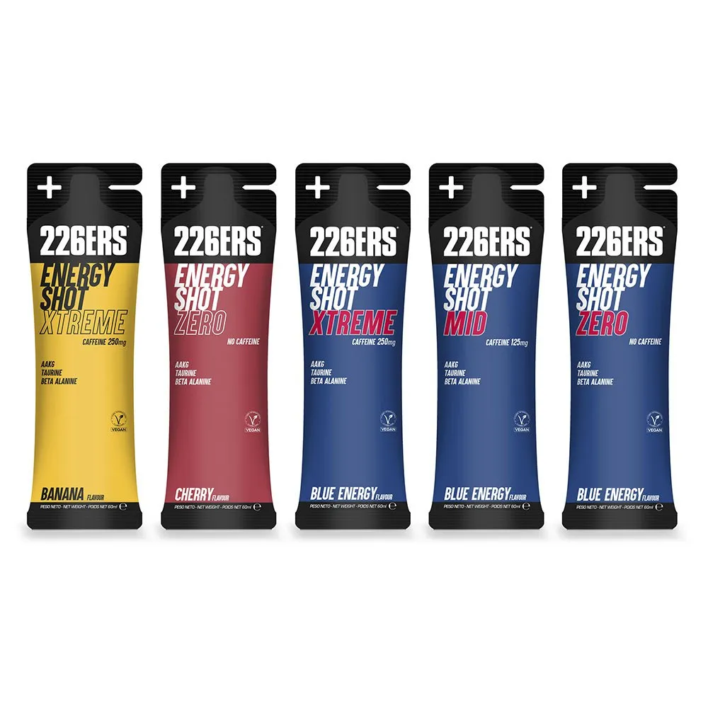 226ERS Energy Shot 60ml Zero CAFF Kirsche kleben