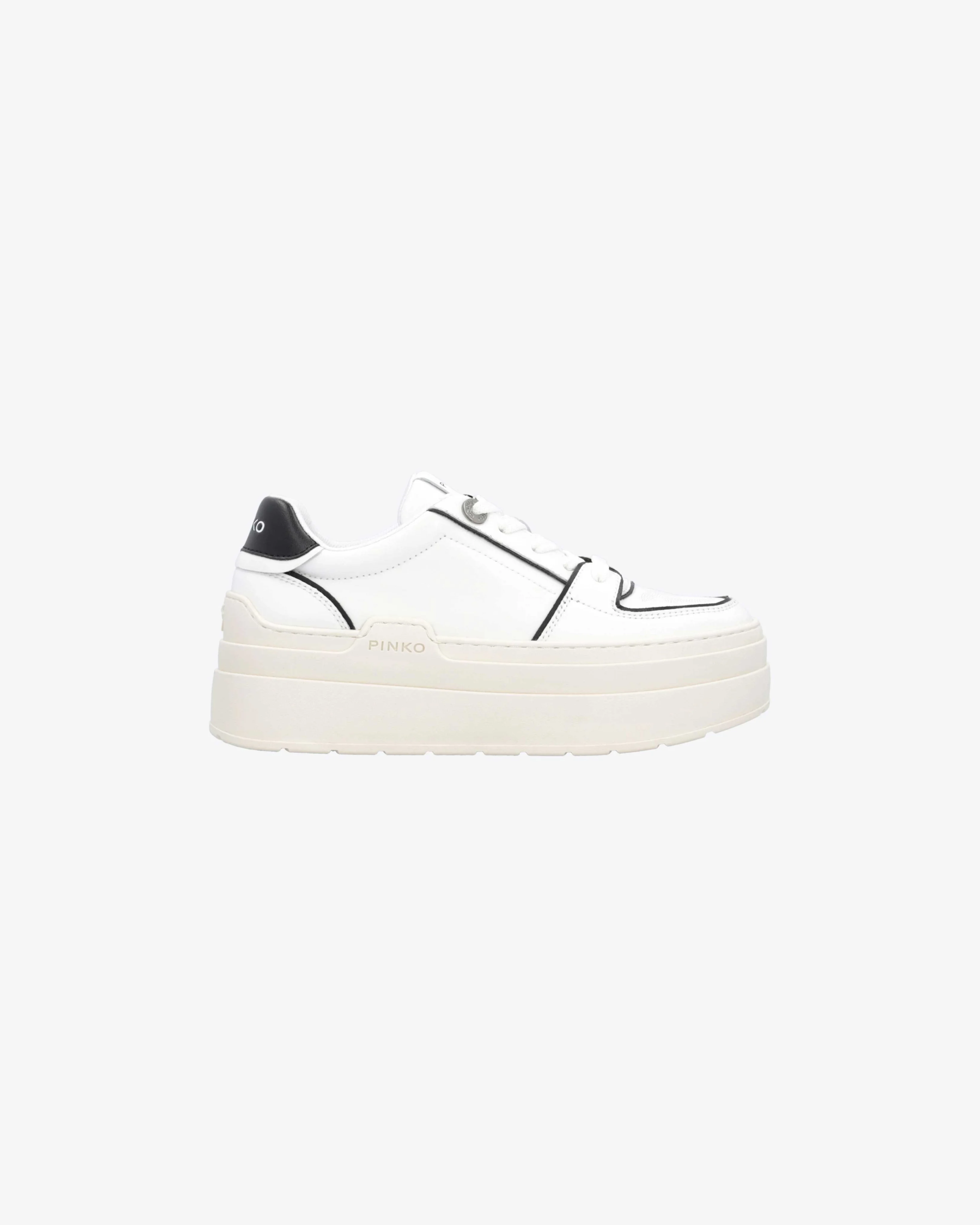 Sneakers bicolores à plateforme | Rayé