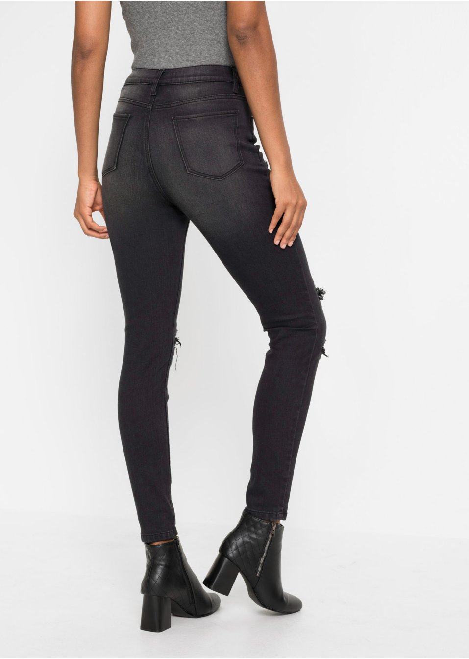 Jean Skinny avec effets déchirés