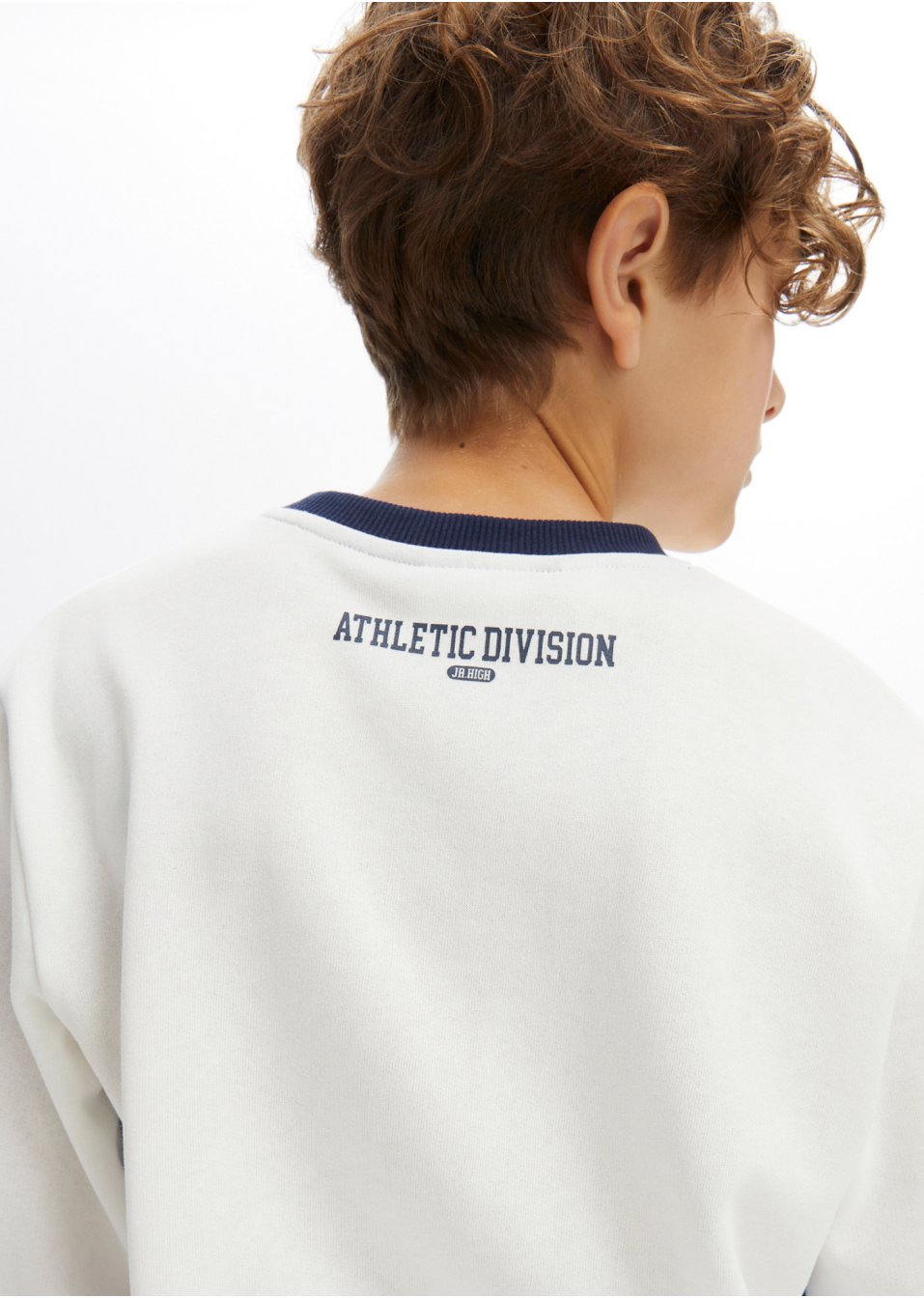 Sweat-shirt garçon, style color block