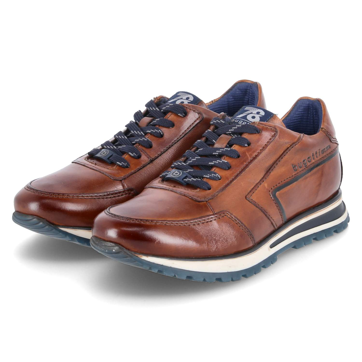 Bugatti Low Sneaker - cognac