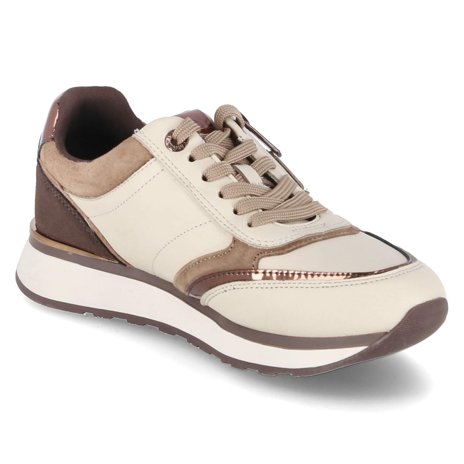 Tamaris Low Sneaker - chocolate comb