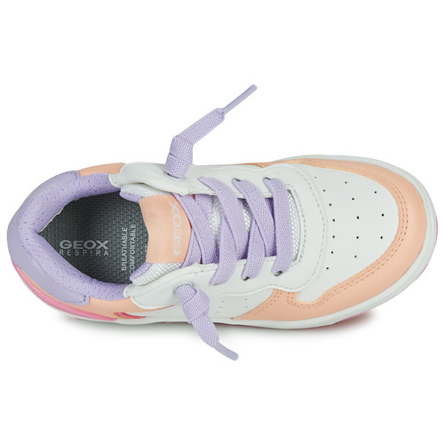 Geox - J WASHIBA GIRL - Blanc / Orange / Violet