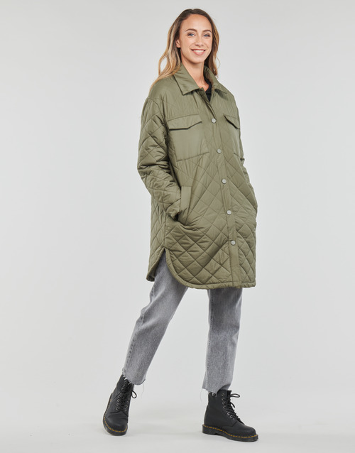 Only - ONLNEWTANZIA LONG QUILT SHACKET CC OTW - Kaki