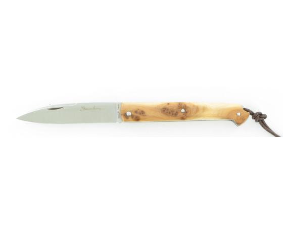 Sauveterre 7,5 cm Plein Manche Genévrier Couteau de poche par Vialis