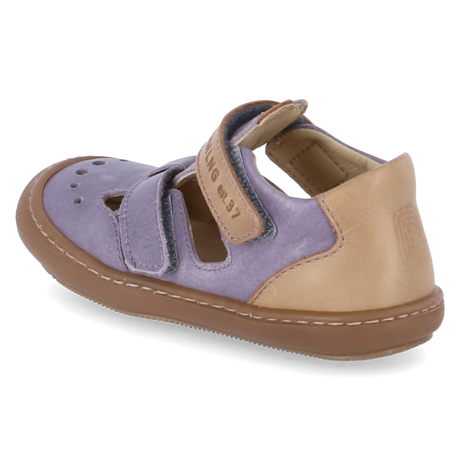 Däumling Klettschuhe SVEN - celeste violetto