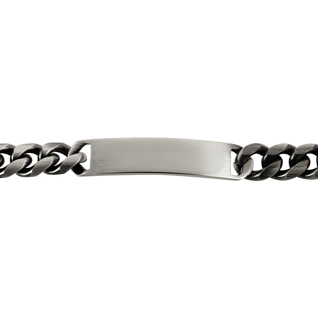 Bracelet Identité Esteban Acier Gris
