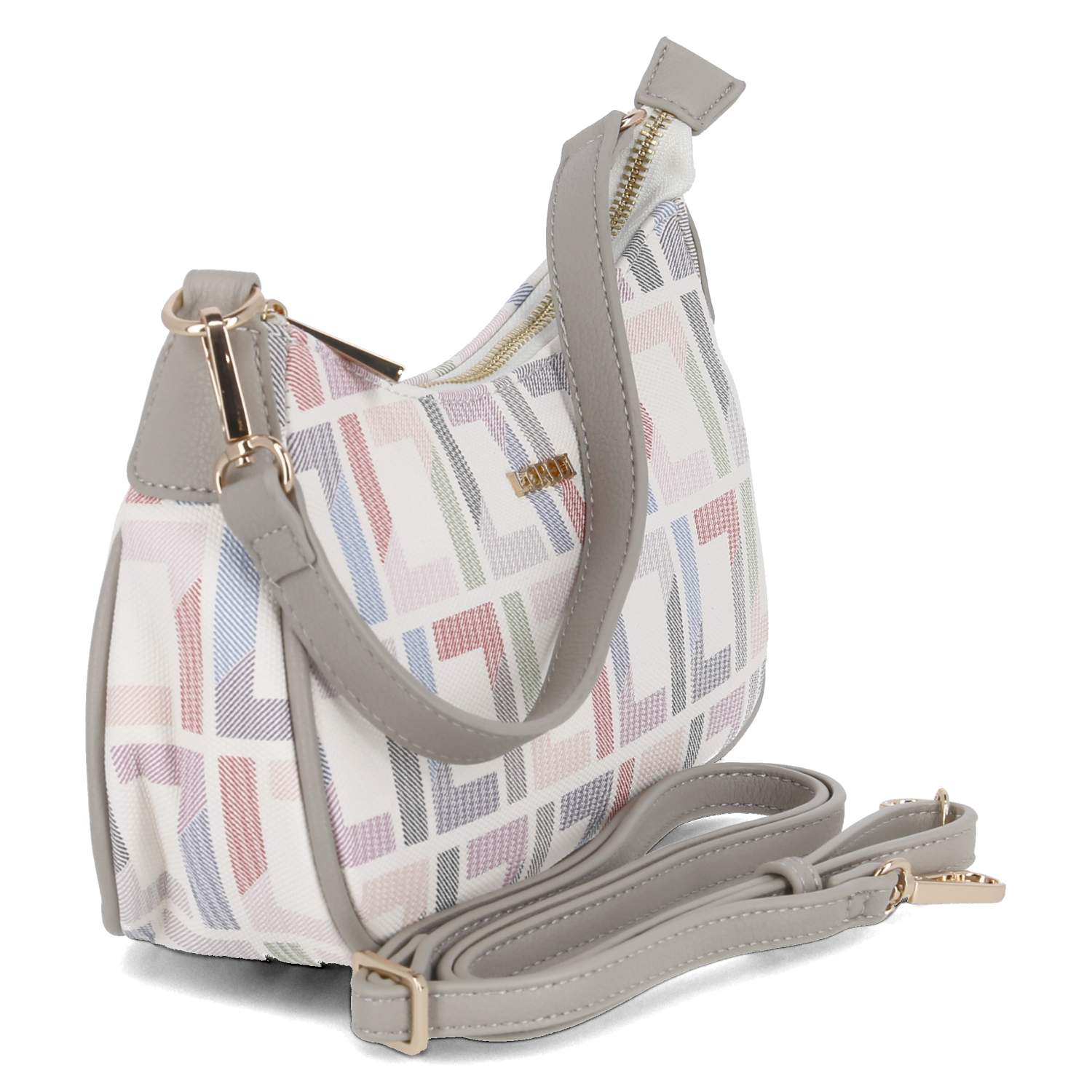 L.CREDI Handtasche ORANDA - offwhite multi