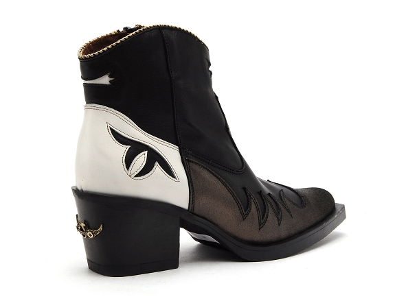Nemonic boots bottine talons femme 2353 noir