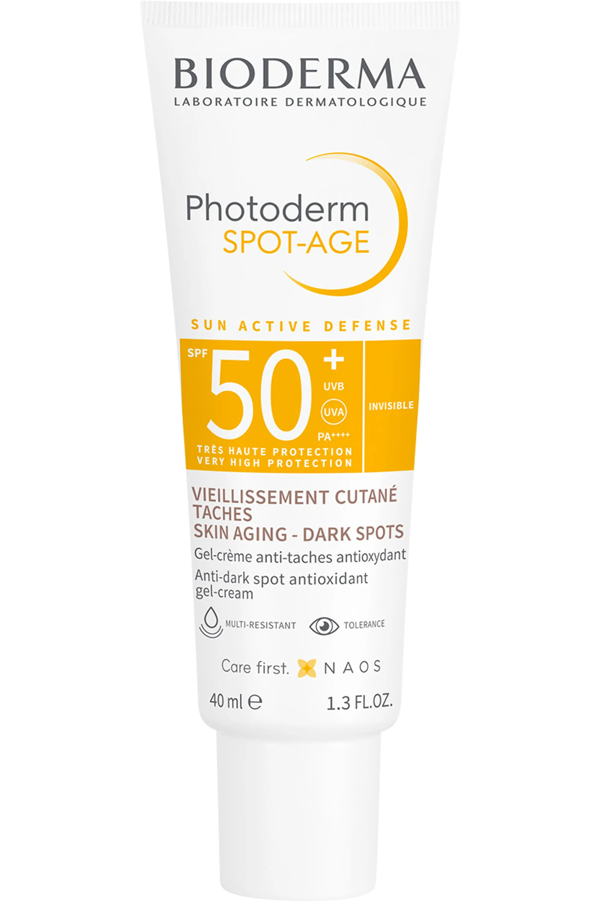 Bioderma Gel-crème solaire anti-tâches Photoderm Spot-Age SPF50+-40 ml