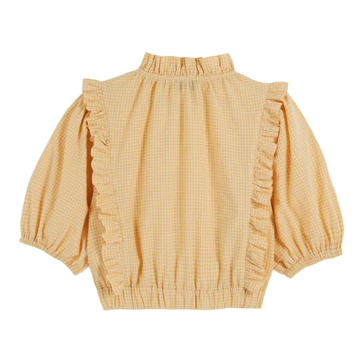 Emile et Ida Blouse Zolia Vichy - Collection Femme | Jaune