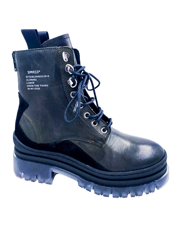 Bottines E442E3 DARK GREEN - Semerdjian