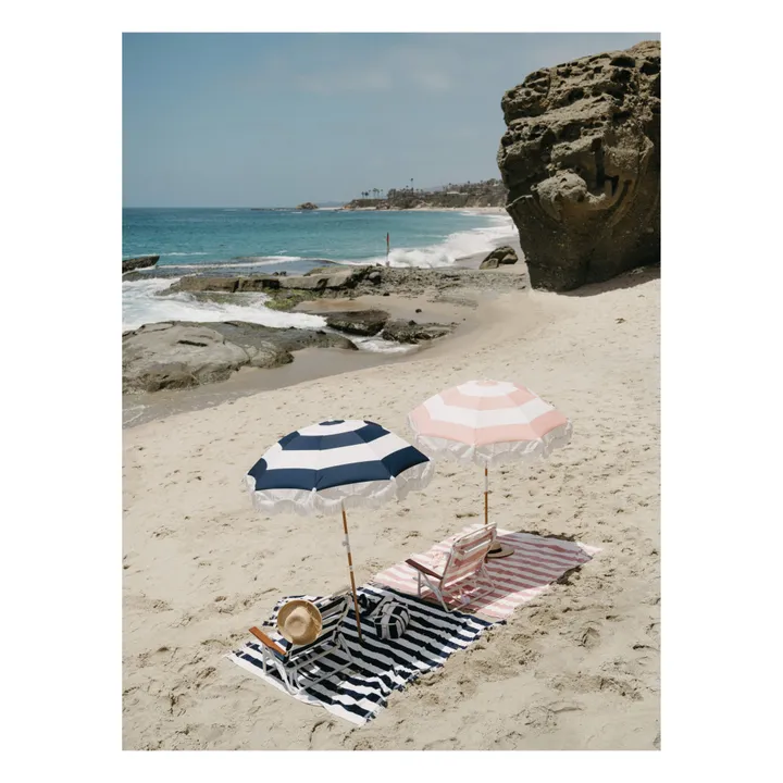 Business & Pleasure Co. Parasol frangé Holiday | Rose