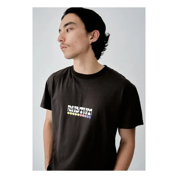Rhythm T-shirt Minds Eye Band | Noir