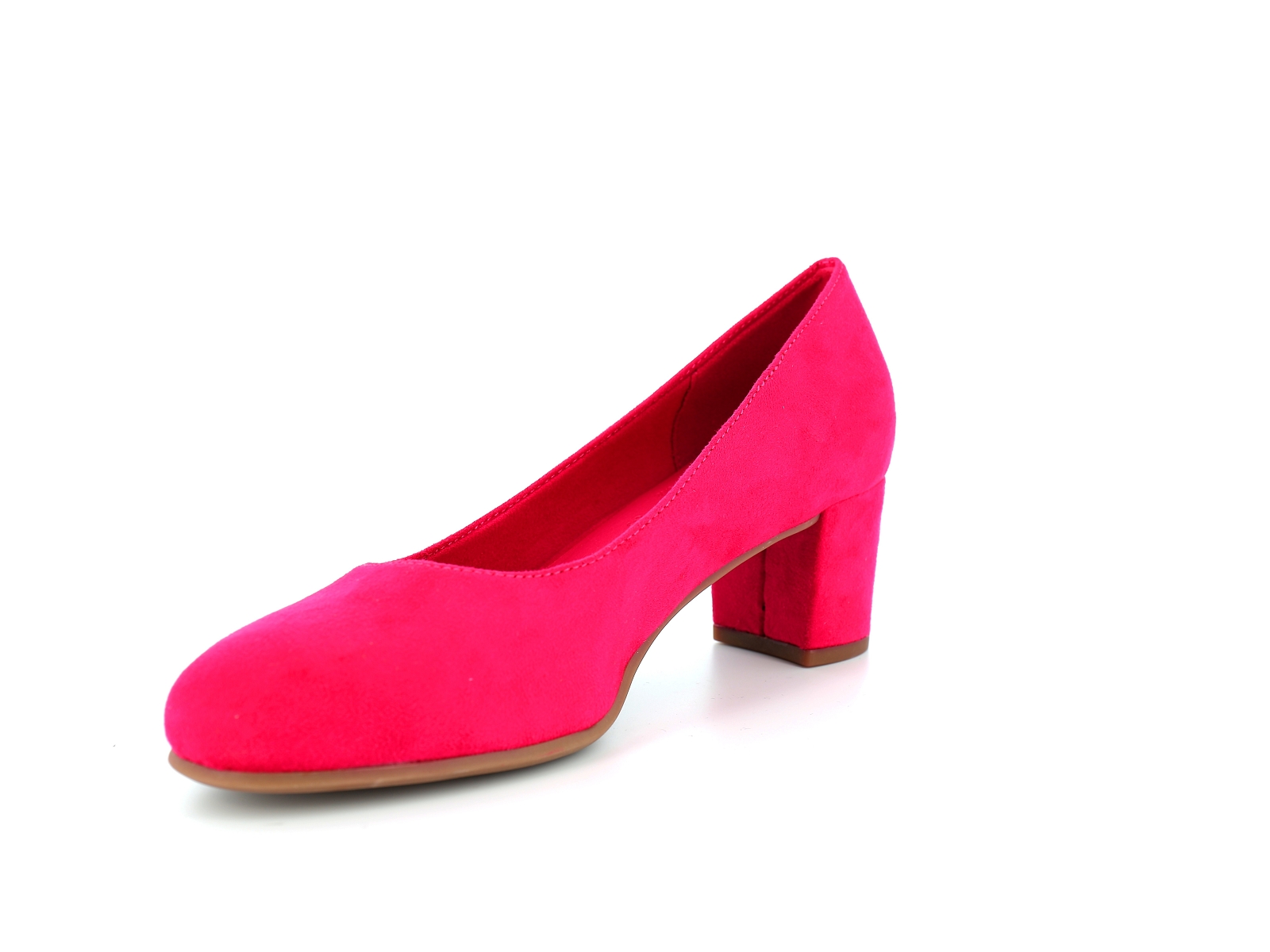 Jana  shoes-22478 velours Fushia