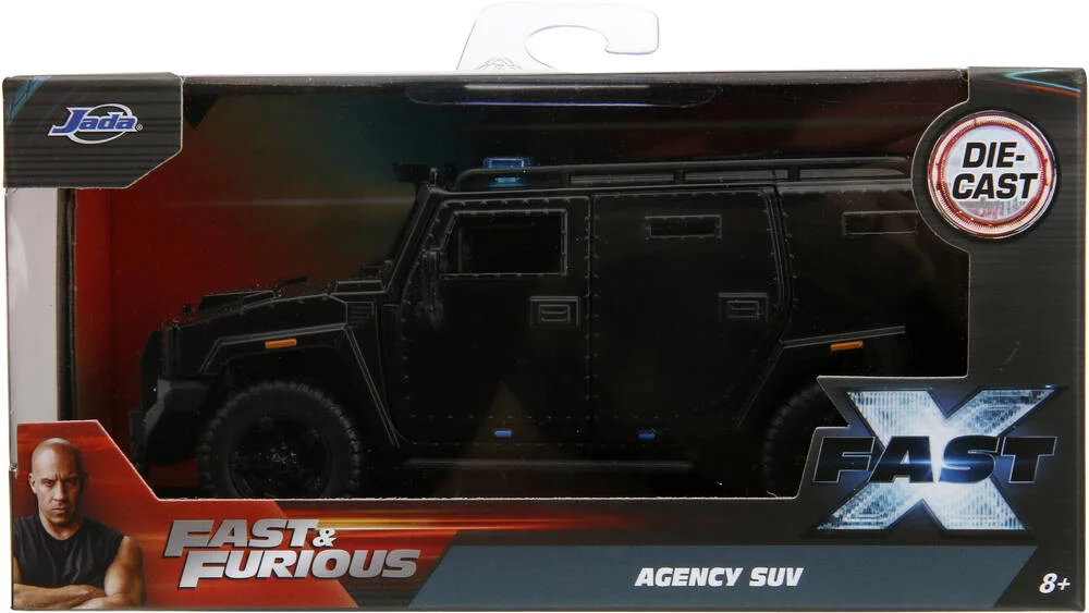 FAST AND FURIOUS 10 - VOITURE 1:32 SUV AGENCY NOIR
