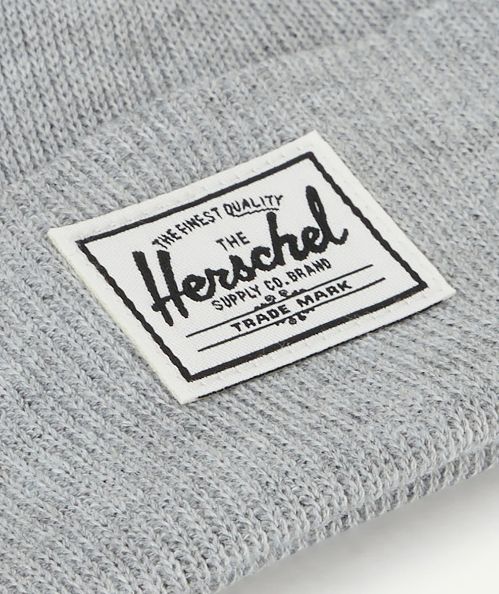 HERSCHELBONNET BÉBÉ ELMER BEANIE EN MAILLE GRIS CLAIR