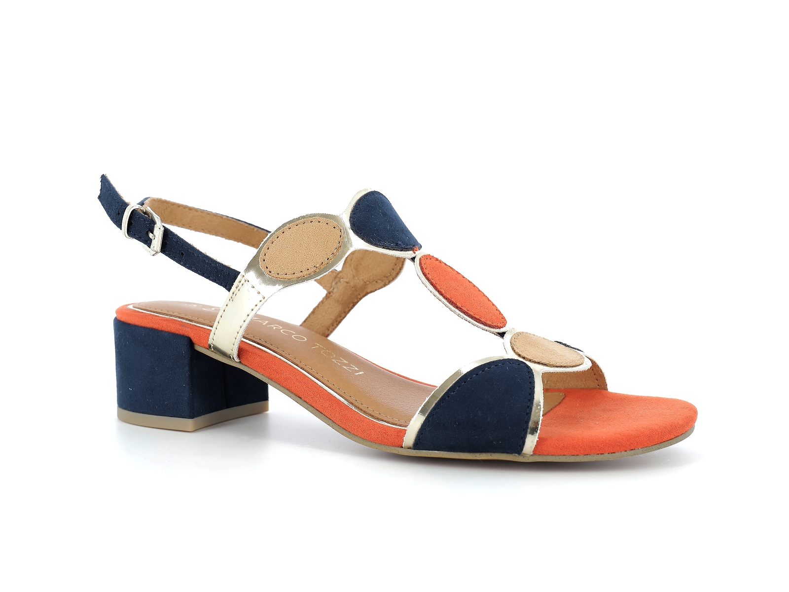 Marco tozzi-28230 Nubuck Marine Sable