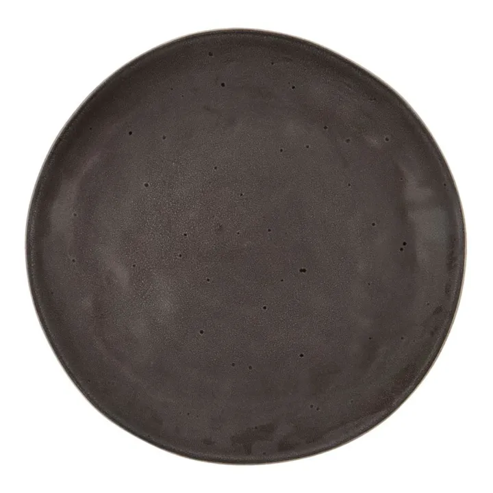 House Doctor Assiette Rustic en grès  | Gris foncé