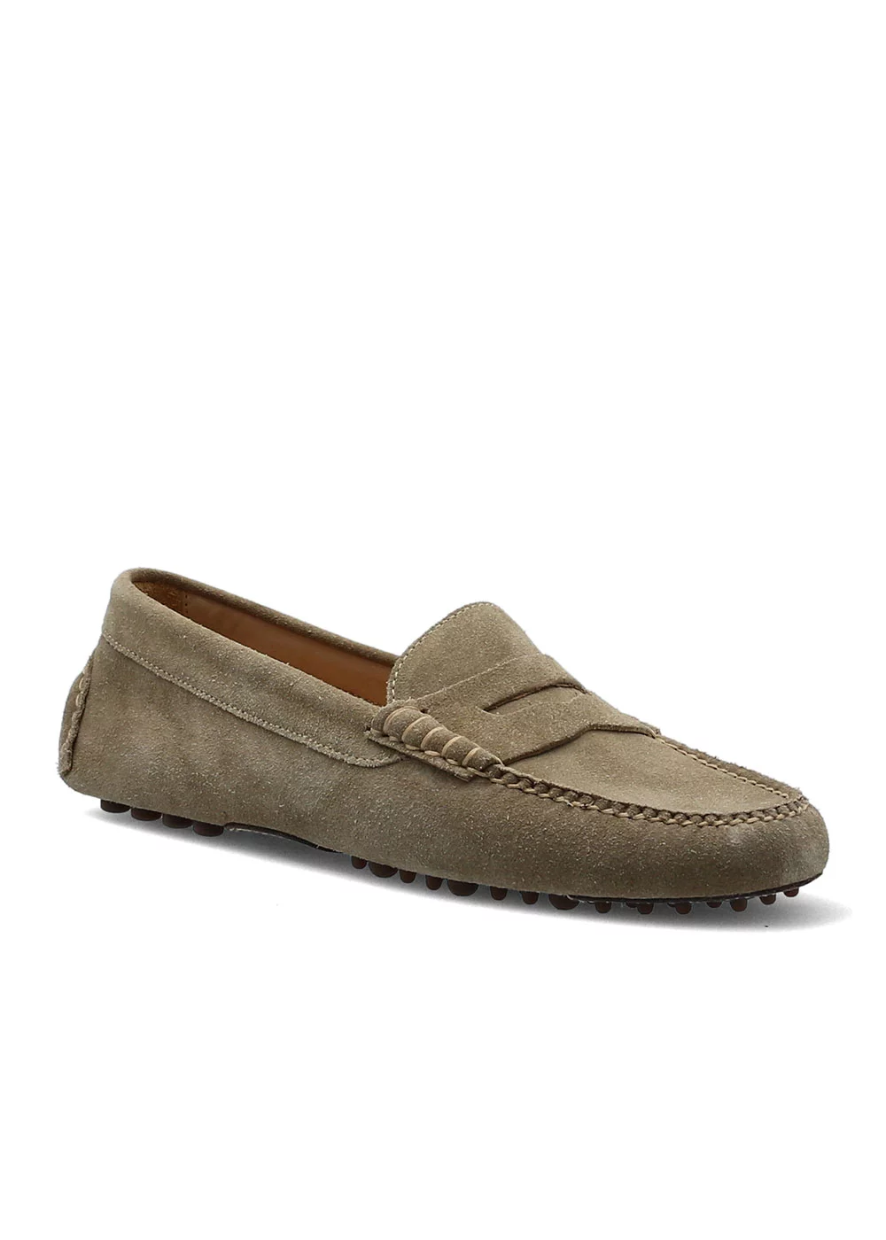 MOCASSIN BUCK DRIVER  VELOURS SABLE