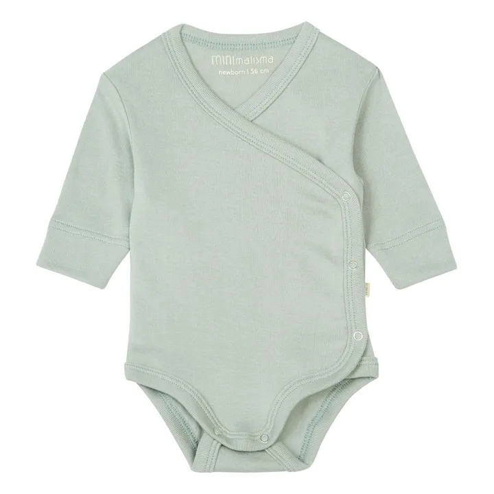 Minimalisma Body Manches Longues Coton Bio Friday | Gris vert