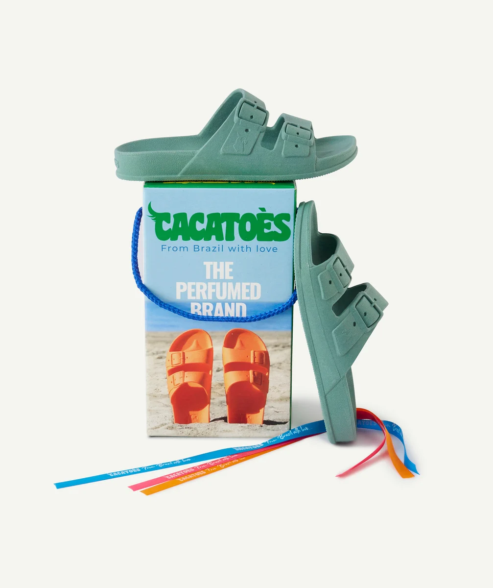 CACATOESSANDALES VERTES PARFUMÉES ENFANT