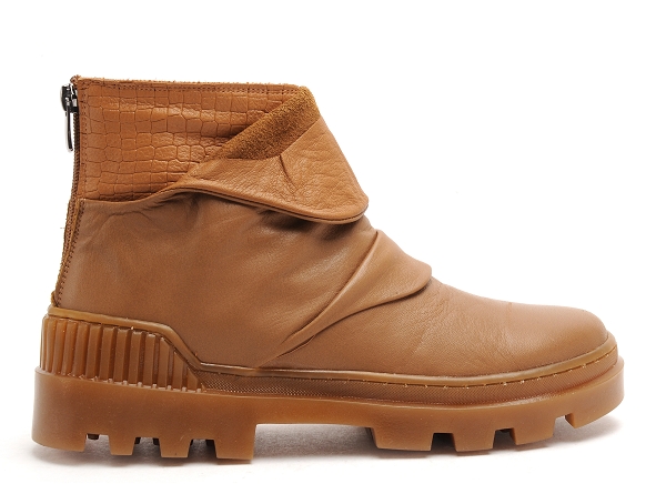 Mamzelle boots bottine plates femme plenita marron