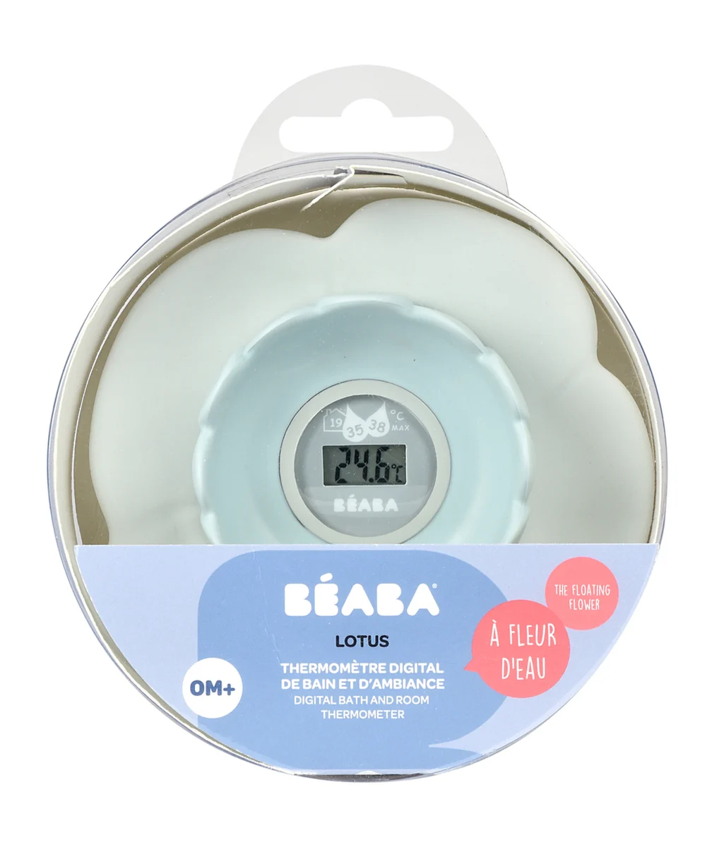 BEABATHERMOMÈTRE DE BAIN LOTUS BLEU