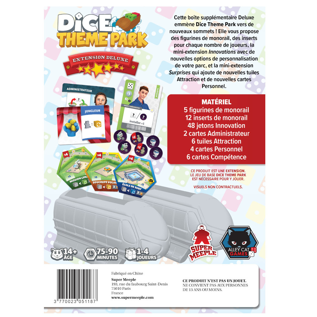 Dice Theme Park - Extension Deluxe