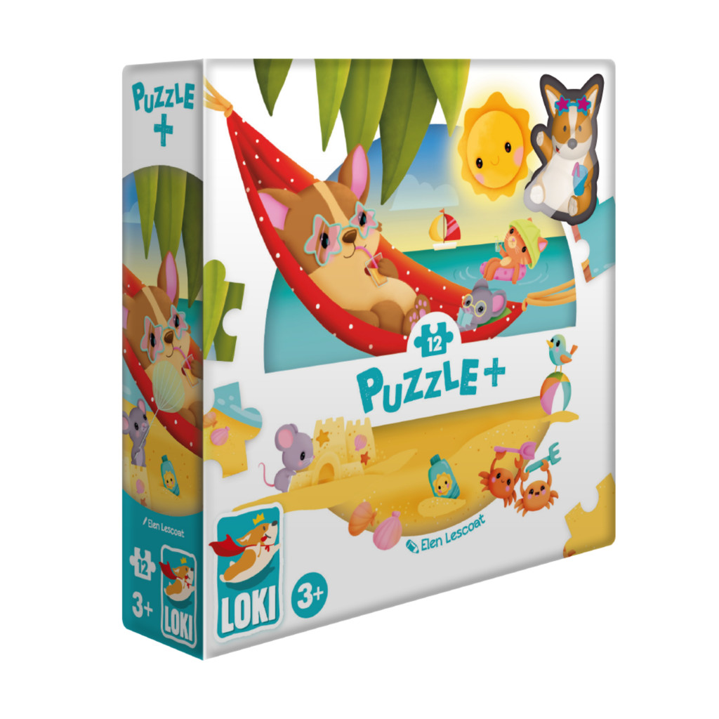 Puzzle + - Loki à la Plage