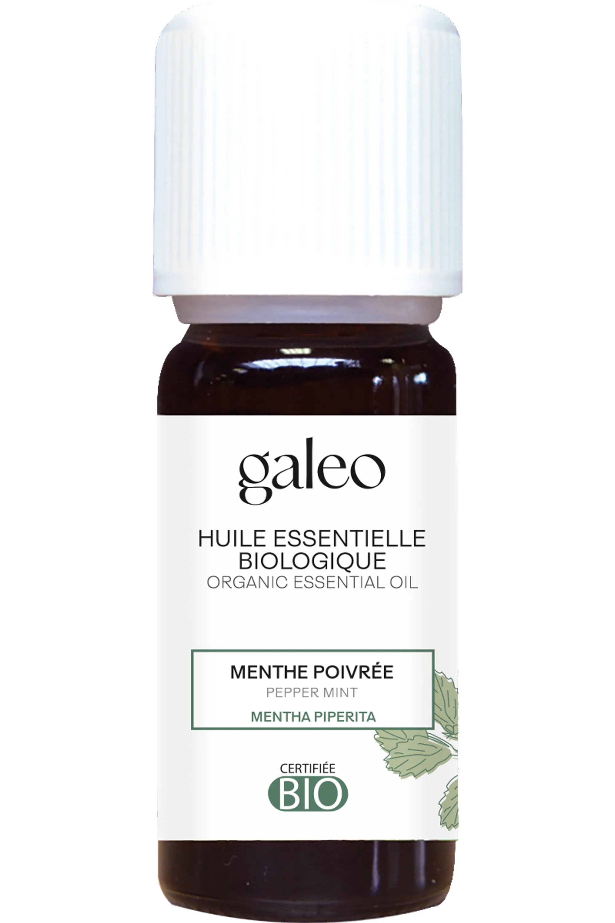 Galeo Huile essentielle biologique Menthe Poivrée-10 ml