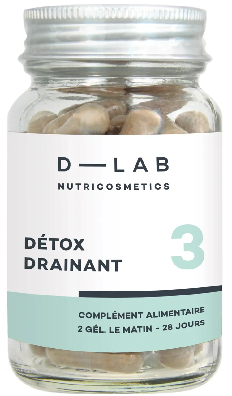 D-LAB Nutricosmetics Complément alimentaire Détox Drainant
